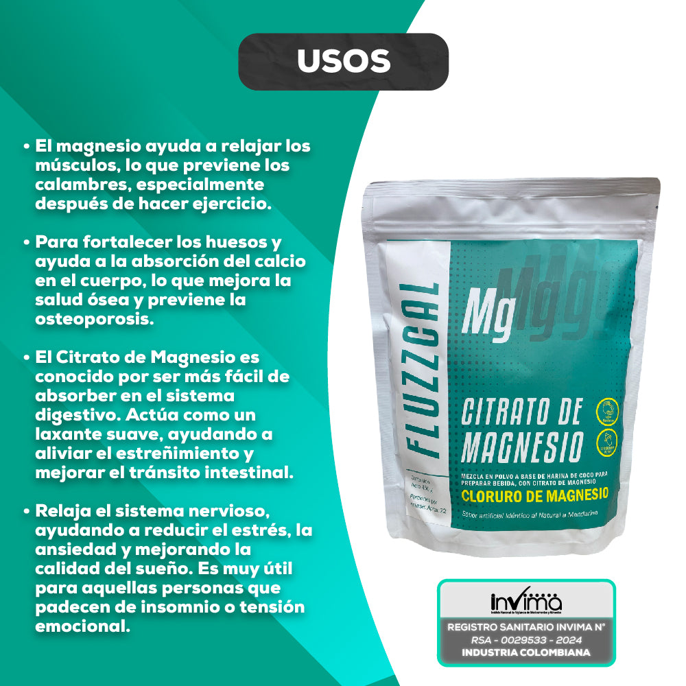 CITRATO DE MAGNESIO FLUZZCAL