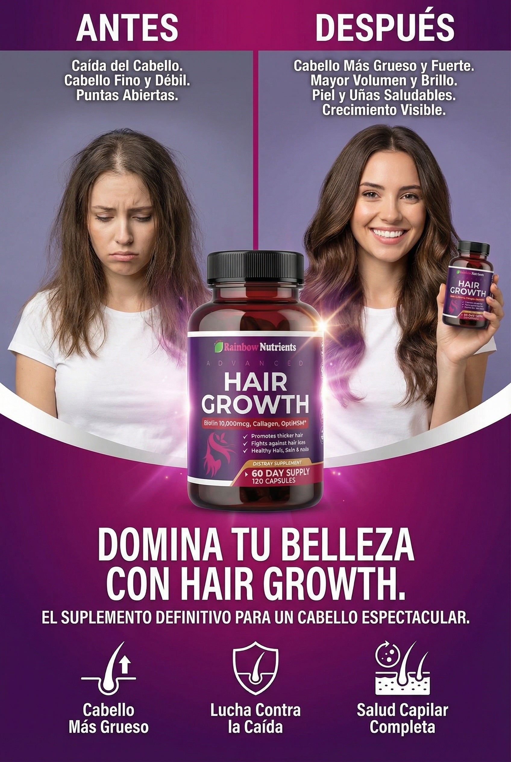 Rainbow Nutrients Advanced Hair Growth